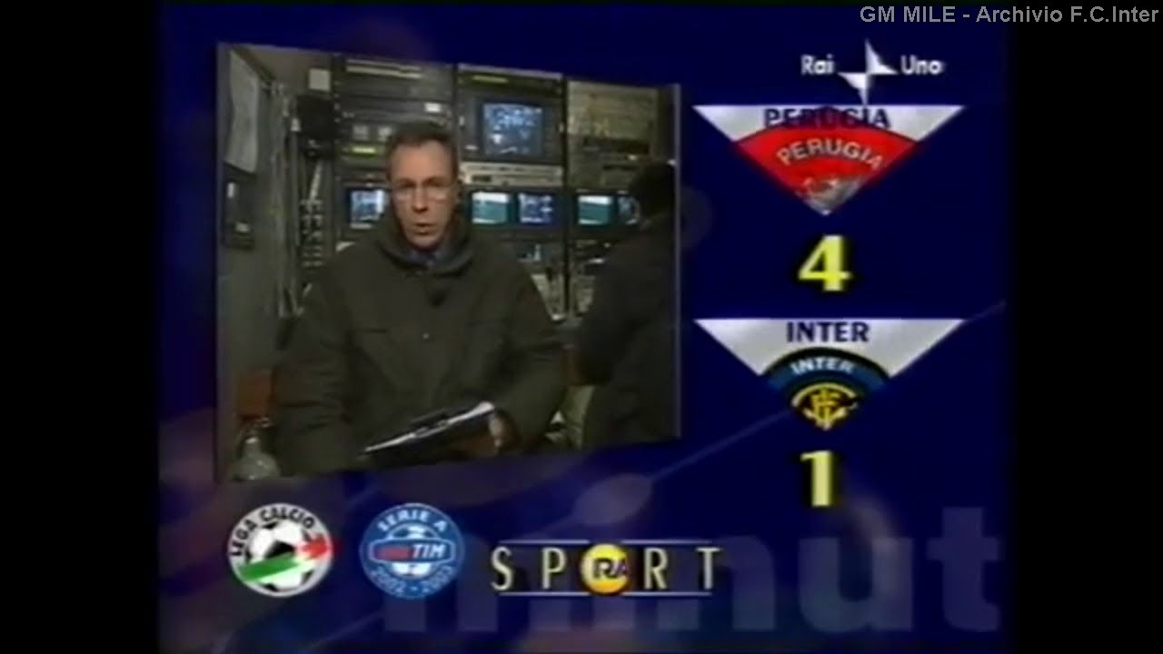 2002-03 (17^ - 19-01-2003) Perugia-INTER 4-1 Servizio 90°Minuto Rai1