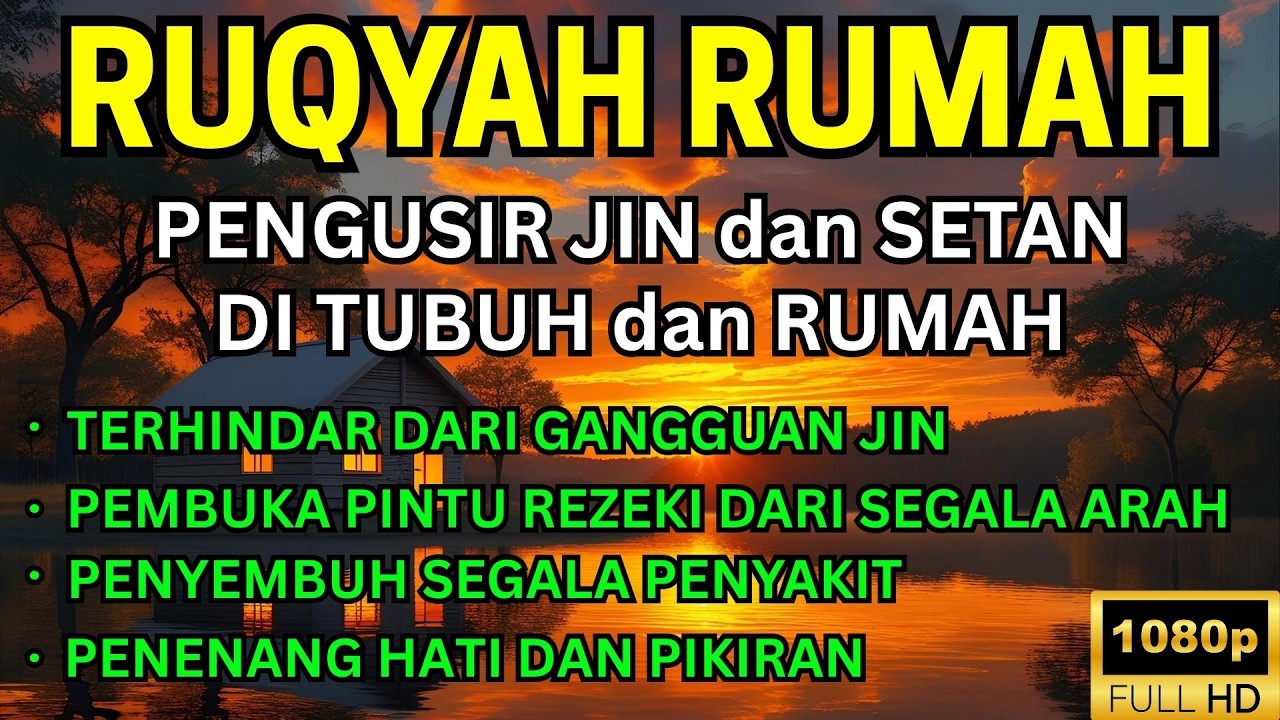 DENGARKAN MALAM HARI! RUQYAH RUMAH DAN DIRI SENDIRI UNTUK MENGUSIR GANGGUAN JIN