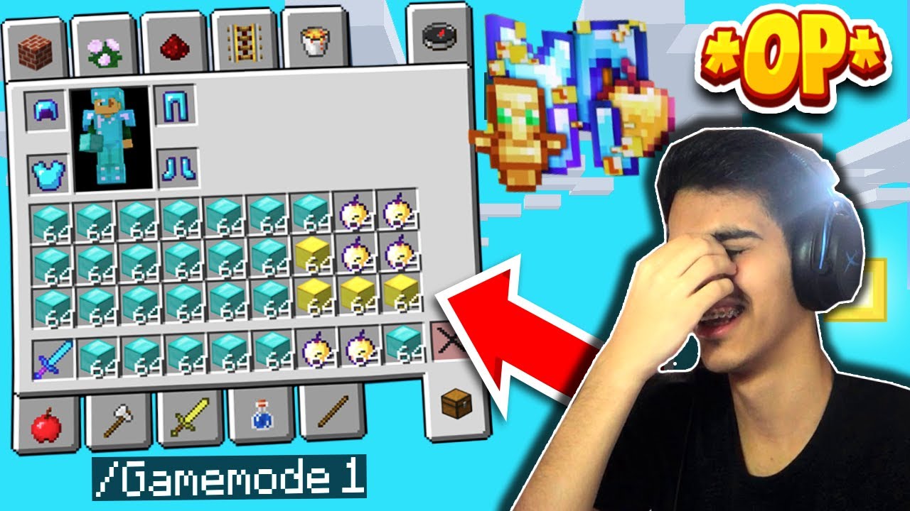 ماين كرافت يو اتش سي ولكن مع قيم مود ( صرنا اغنياء بالدايموند 😱 !! )