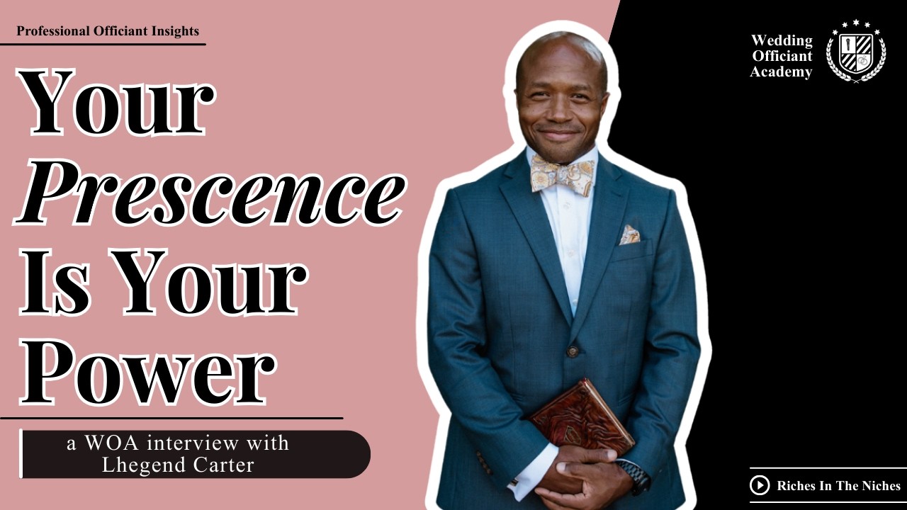 The Art of Ceremony Presence and Leadership  | Lhegend Carter | Riches In The Niches