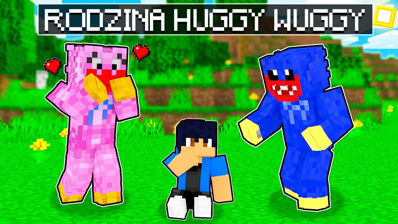 RODZINA HUGGY WUGGY ADOPTOWAŁA MNIE W MINECRAFT!
