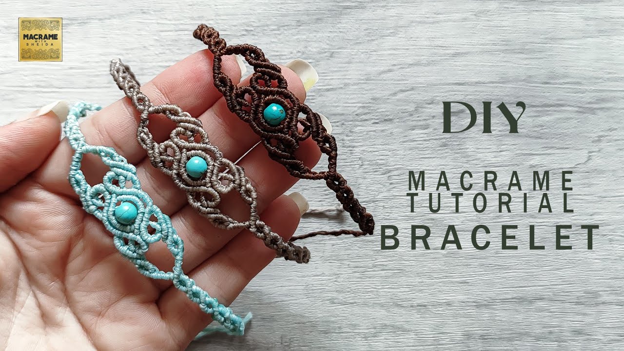 Diy macrame bracelet tutorial| Easy step_by_step  handmade jewelry