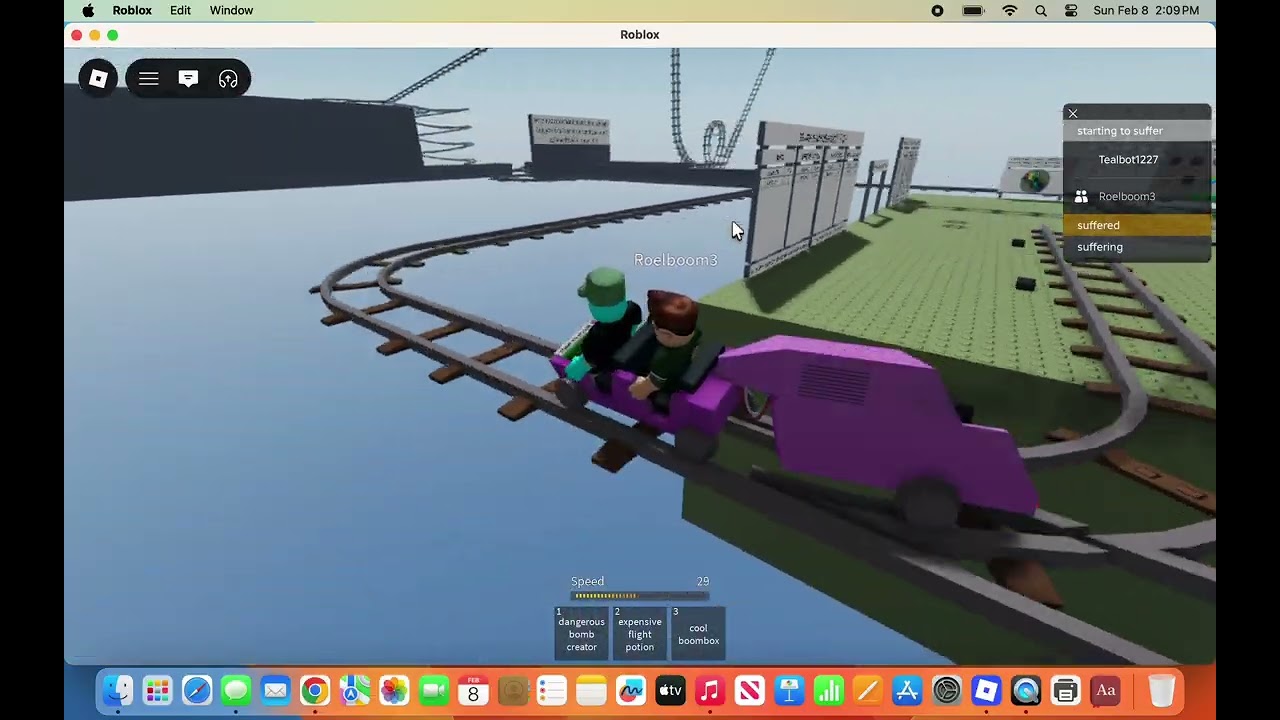 Roblox: Cart Ride Around Nothing 2 private server wins starting solo and ending with Roelboom3!