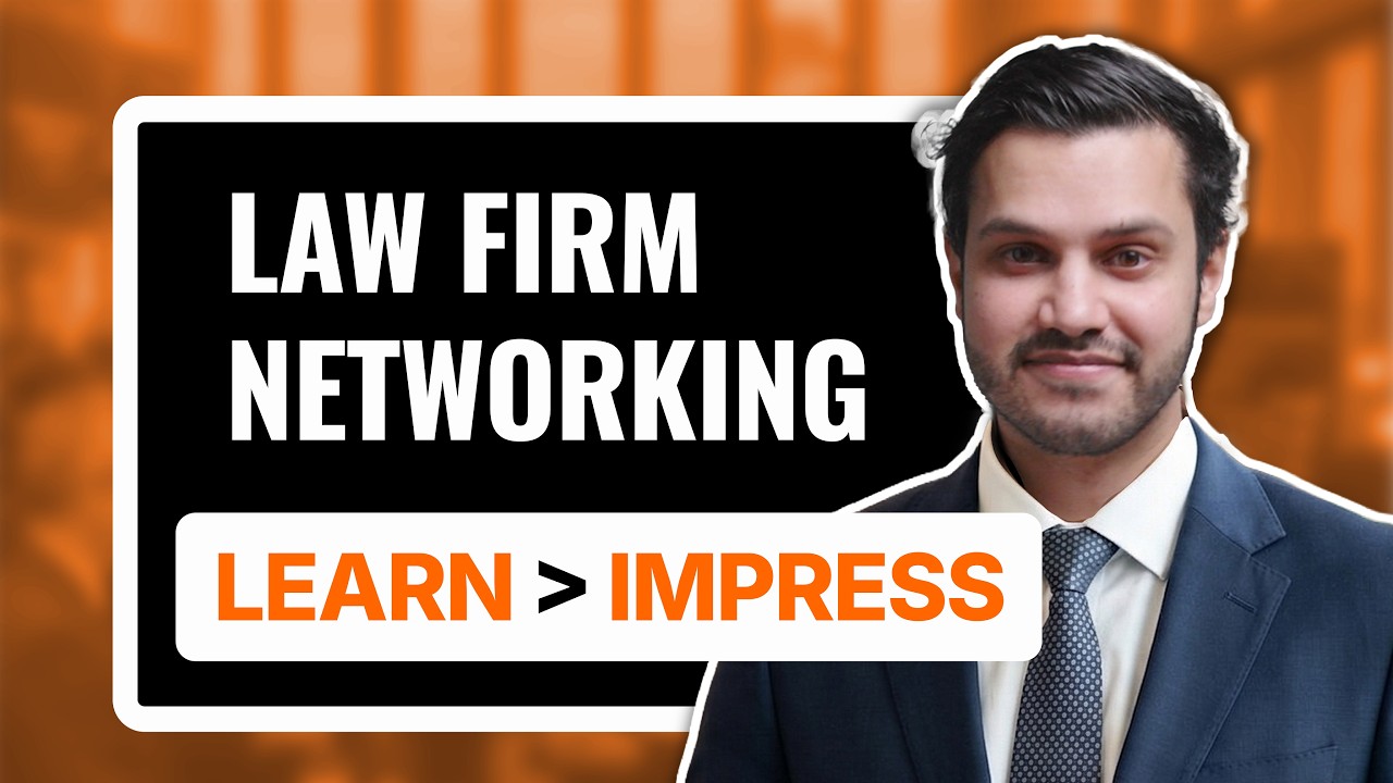 How to Network at Law Firms (When You Hate Networking)