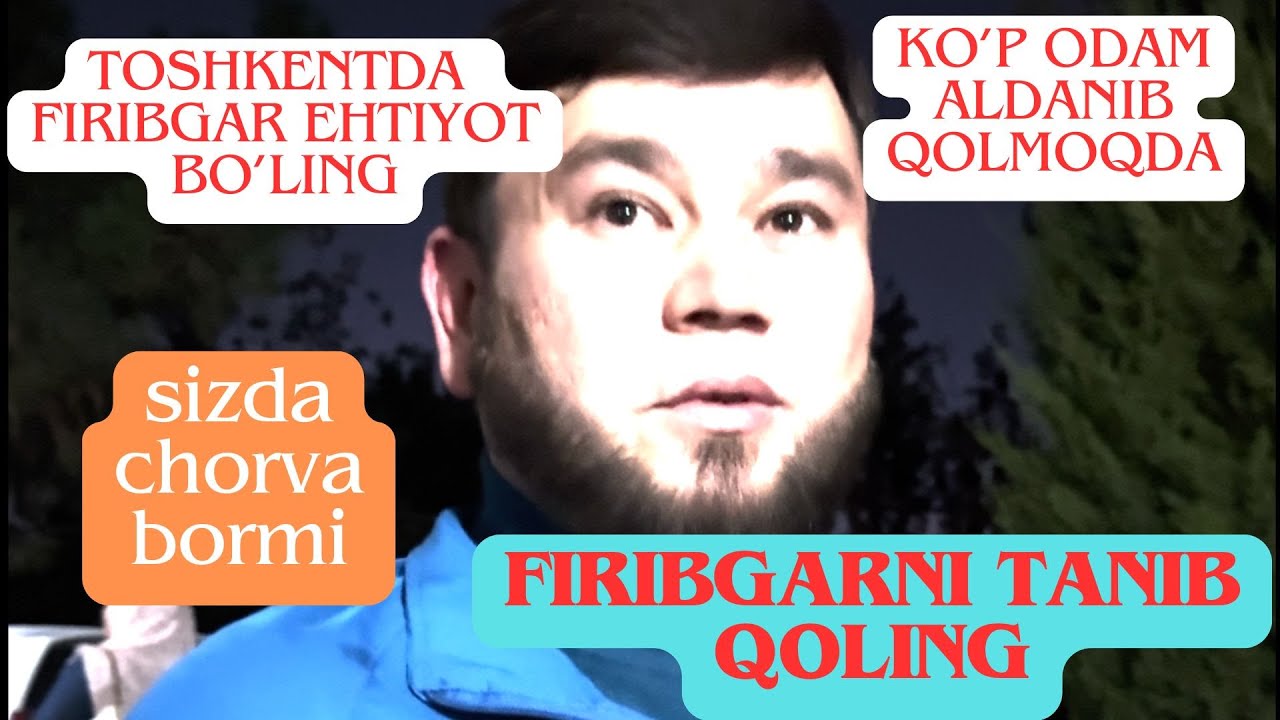 chorvadorlar firibgardan ehtiyot bo'linglar