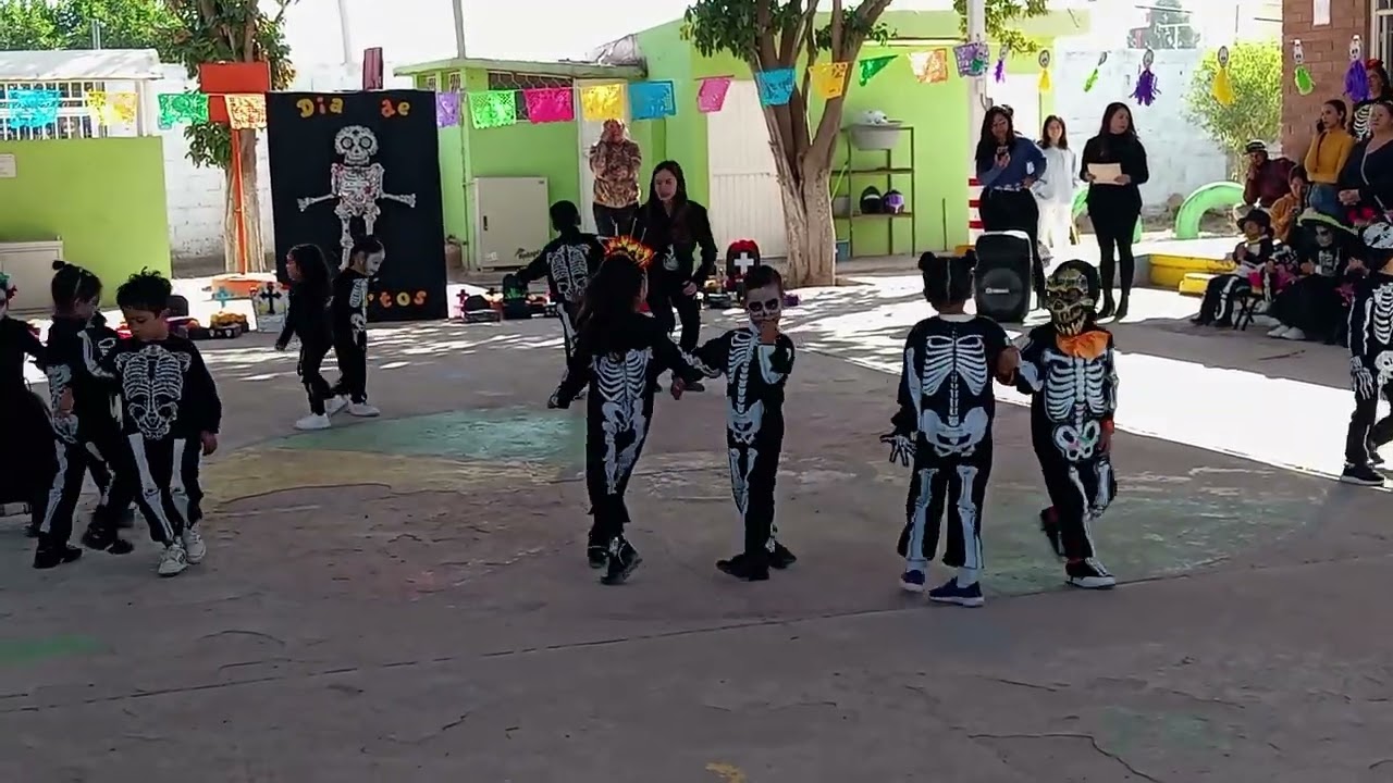 Baile , día de muertos prescolar 