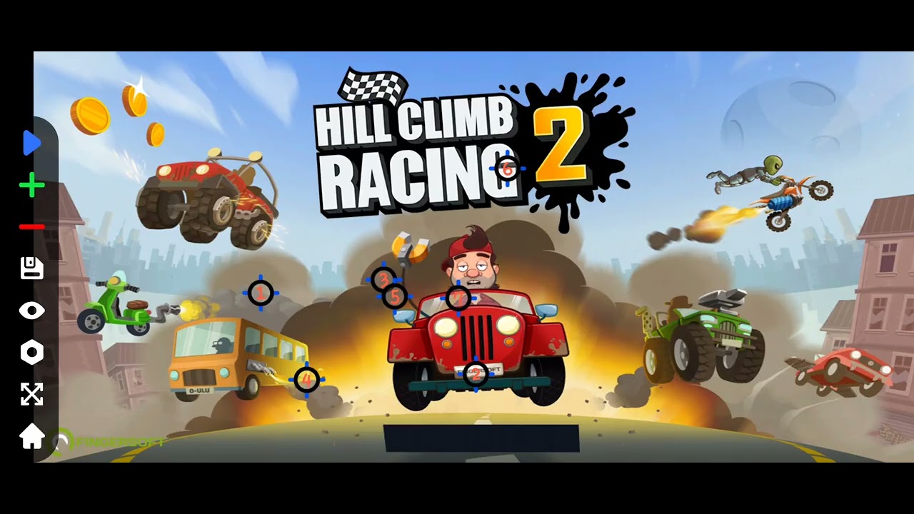EU HACKIANDO OS HILL CLIMB RACING 2 HACKS MEUS