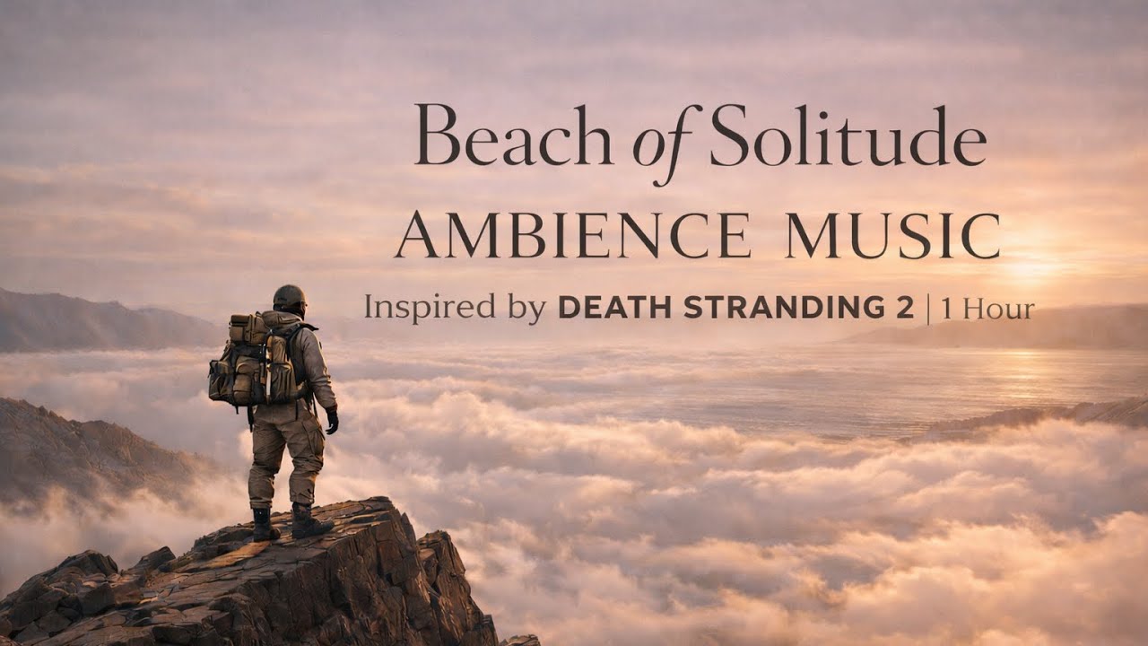 Beach of Solitude Ambience Music | Inspired by Death Stranding 2 | 1 Hour