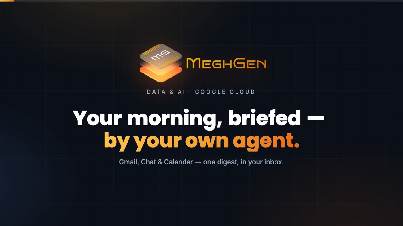 This AI Agent Briefs Your Morning &mdash; Gmail, Chat & Calendar | Gemini Enterprise Demo