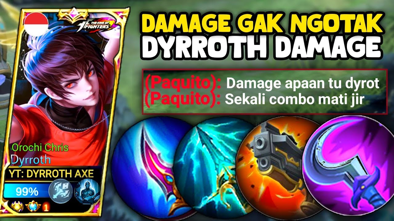 Damage Haram!! Build Dyrroth Tersakit 2025 - Item Dyrroth Tersakit 2025