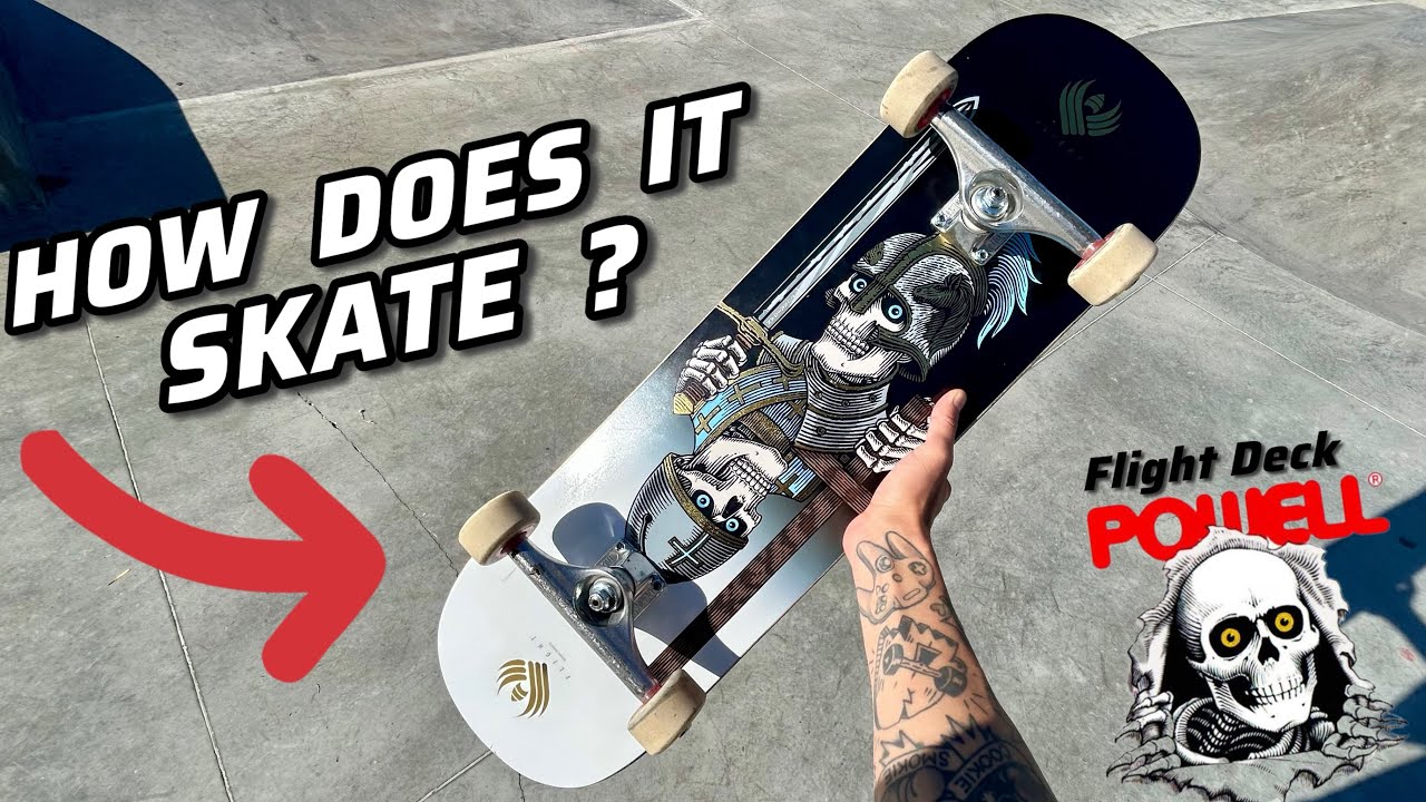 Тестирование новой конфигурации скейтборда: Dan Corrigan Powell Peralta Flight Deck Shape