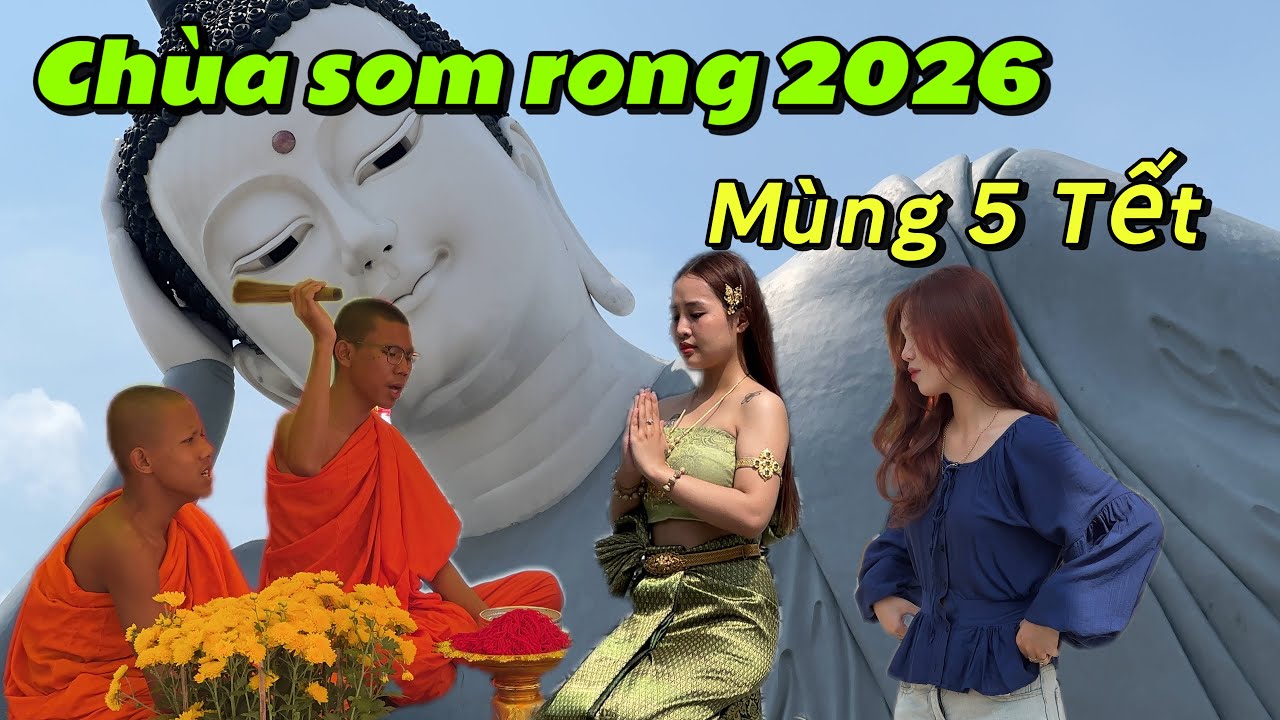 Chùa som rong đông kính người chen lấn ngày mùng 5 Tết 2026 