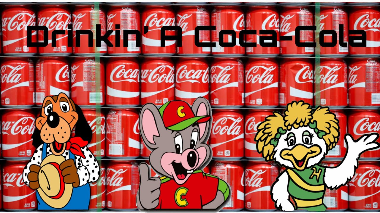 Chuck E. Cheese Drinkin’ A Coca-Cola