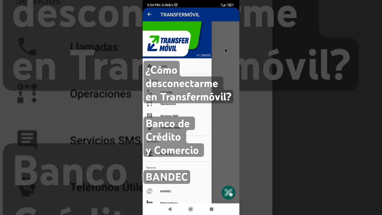 🇨🇺 &bull; 👉 &iquest;C&oacute;mo cerrar sesi&oacute;n en Transferm&oacute;vil? #cuba #bandec #transfermovil #shorts