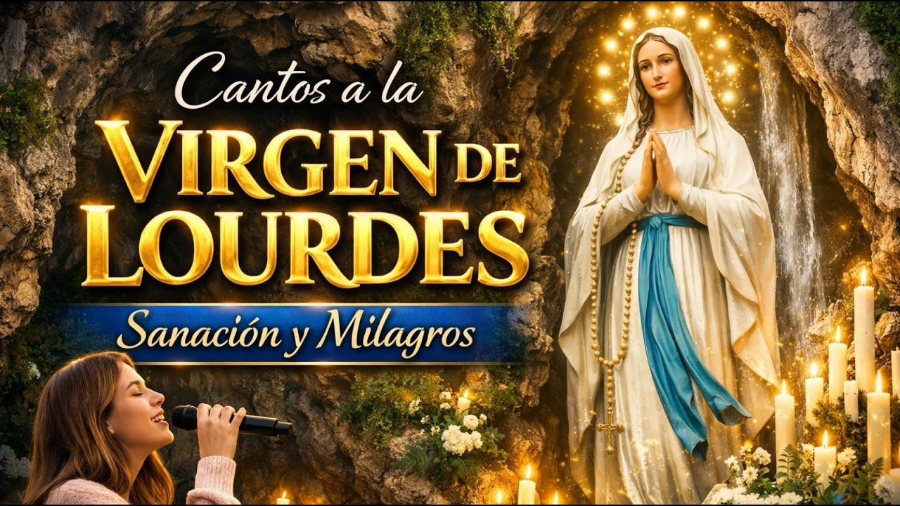Cantos a la Virgen de Lourdes 🙏 Sanación, Milagros y Esperanza | Música Católica que Toca el Corazón