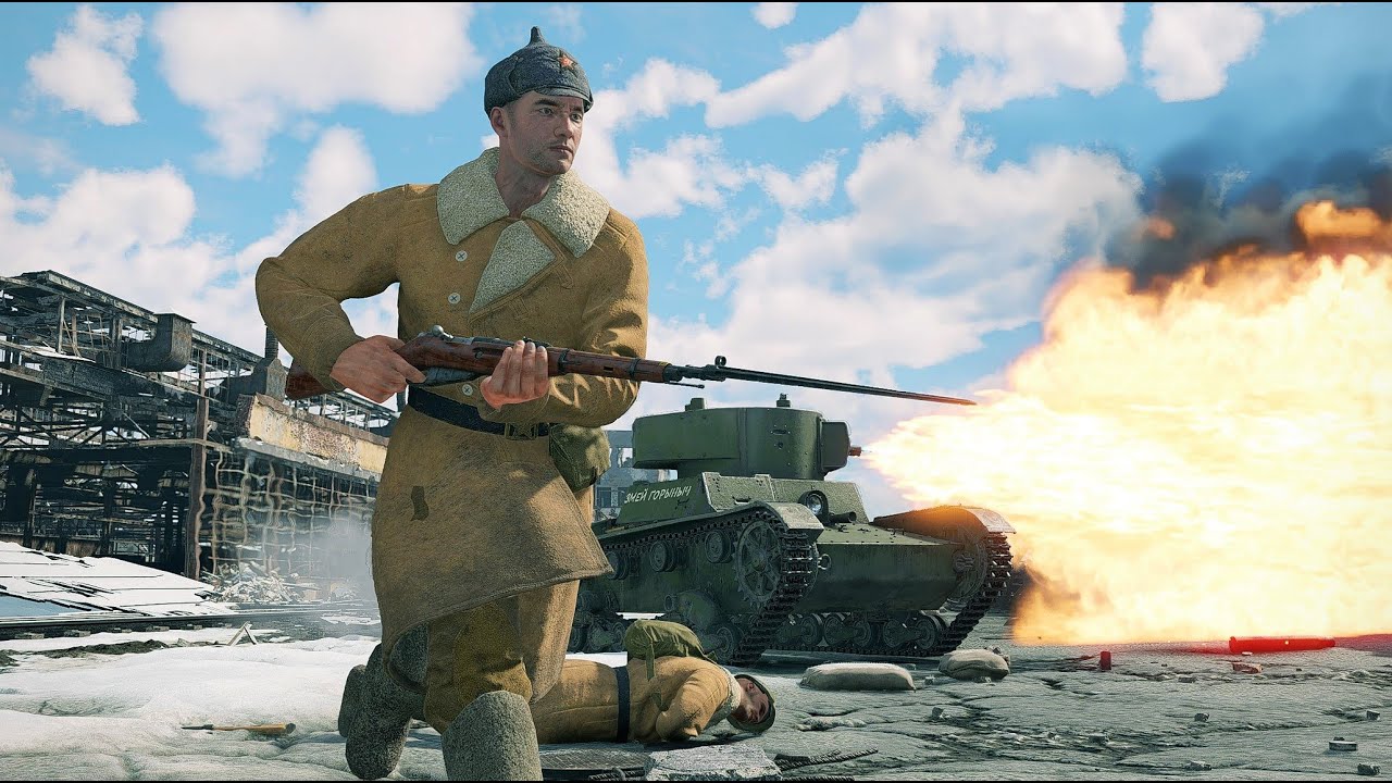 Enlisted Gameplay - Soviet Forces vs German Forces - Tractor Plant - Battle of Stalingrad