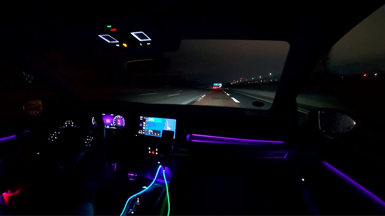 DRIVING GERMAN AUTHOBAHN 🛣️ | VW Golf 8 POV Cruise Frankfurt to Mannheim | Real-Time 4K (Part 23)
