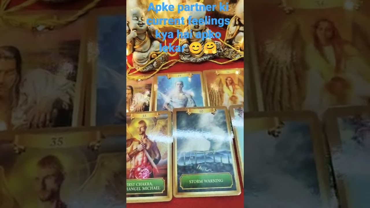 apke partner ki current feelings kya hai apko lekar 🥰💕#currentfeelingtarot #destiny