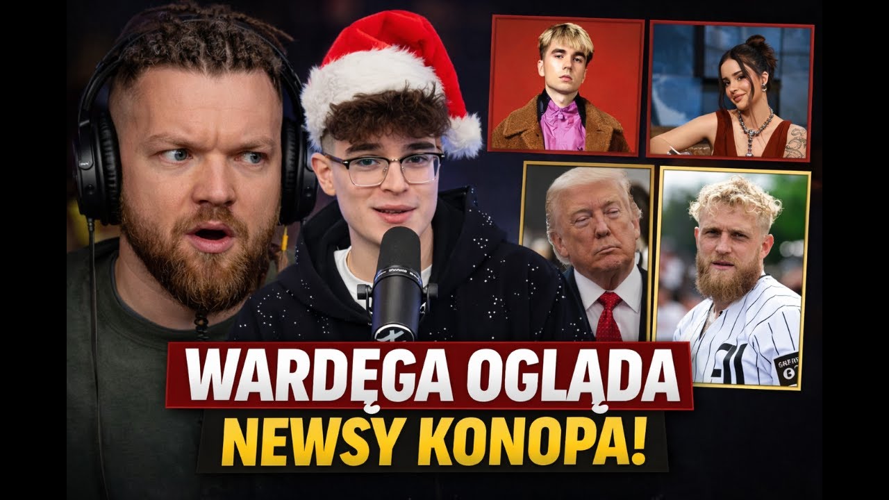 WARDĘGA OGLĄDA NEWSY KONOPA (BUDDA, TRUMP, MATA, FAGATA, JAKE PAUL, TRAGEDIA W JELENIEJ GÓRZE)