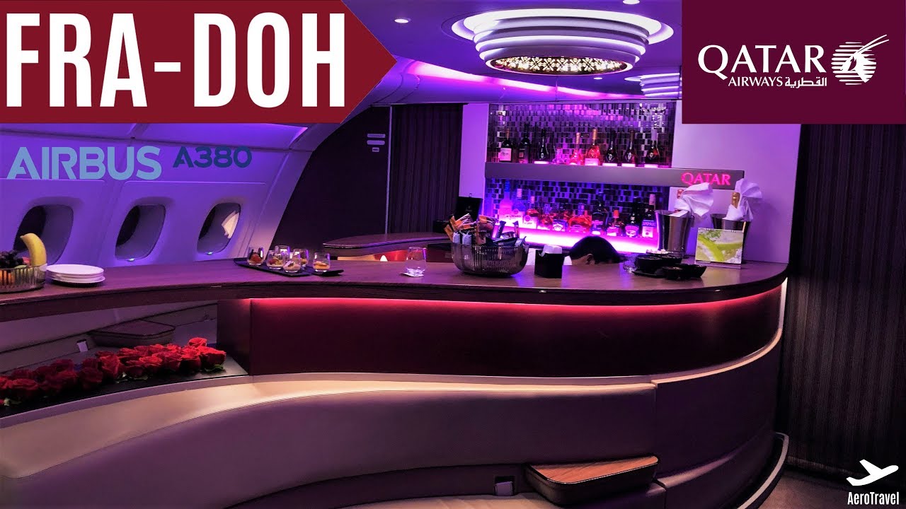 BEST CREW EVER! QATAR AIRWAYS AIRBUS A380 BUSINESS CLASS | FRANKFURT - DOHA | TRIPREPORT ULTRA HD