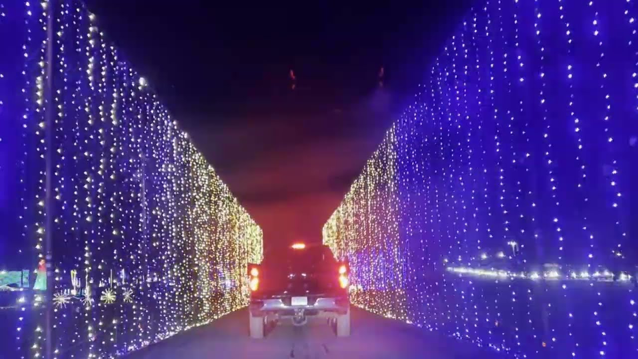 2025 Christmas Dancing Lights show drive, Tennessee