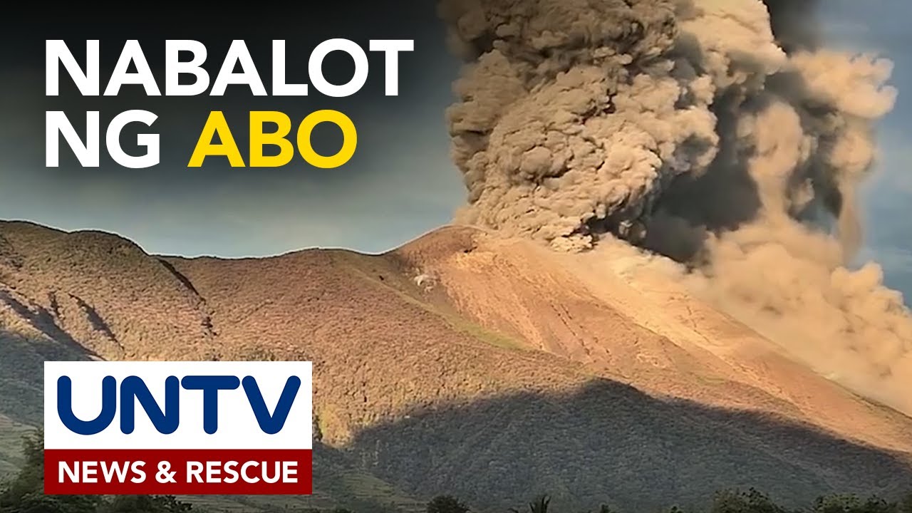 17 brgy sa Negros Occidental, nabalot ng abo sa muling pagsabog ng Bulkang Kanlaon