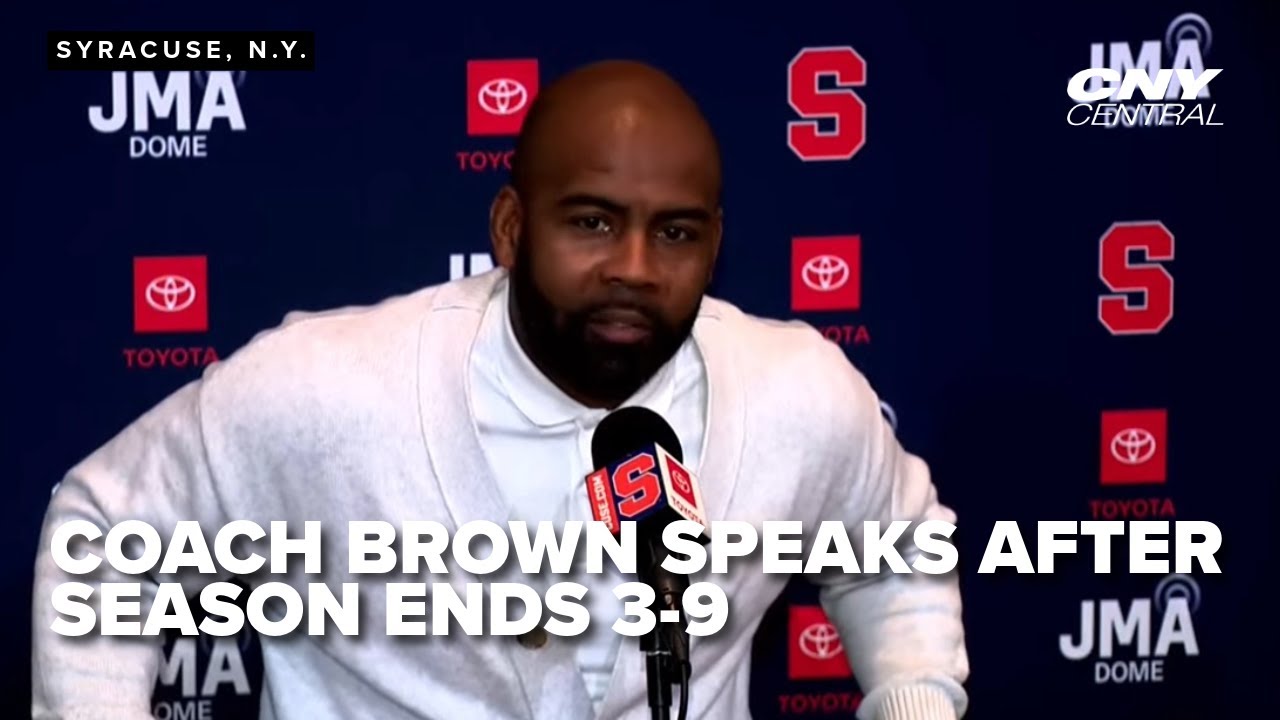 Syracuse Football Head Coach Fran Brown holds signing day press conference