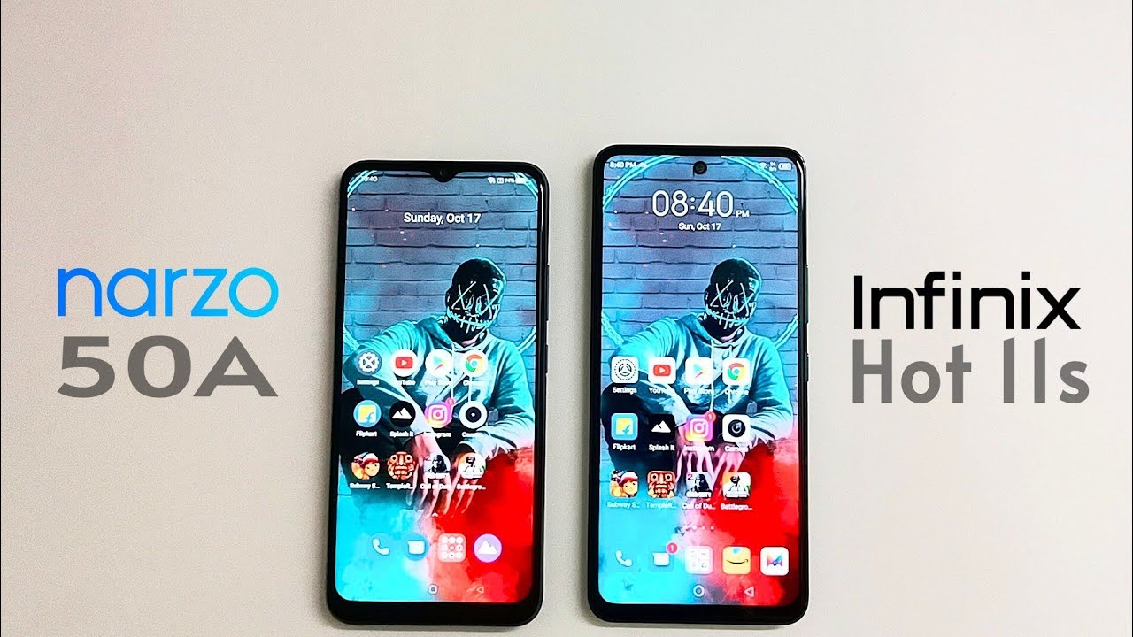 Infinix Hot 11s vs Narzo 50A Speed Test, RAM, Battery Test, Display and Speaker Test!