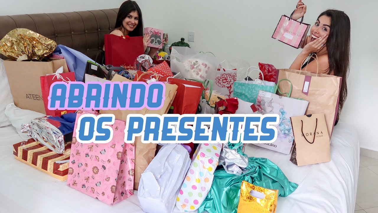 ABRINDO TODOS OS PRESENTES DA FESTA DE 15!