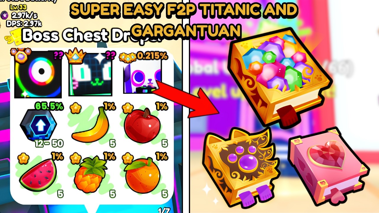 BEST F2P STRATEGY TO GET NEW TITANIC IN GARGANTUAN IN ARCADE UPDATE | PS99