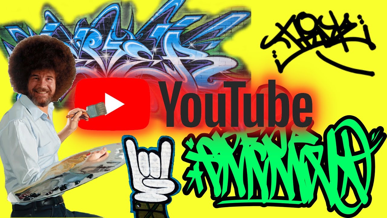 CREATING A YOUTUBE BANNER FOR MY PAGE! (SKILL LEVEL: BOB ROSS)