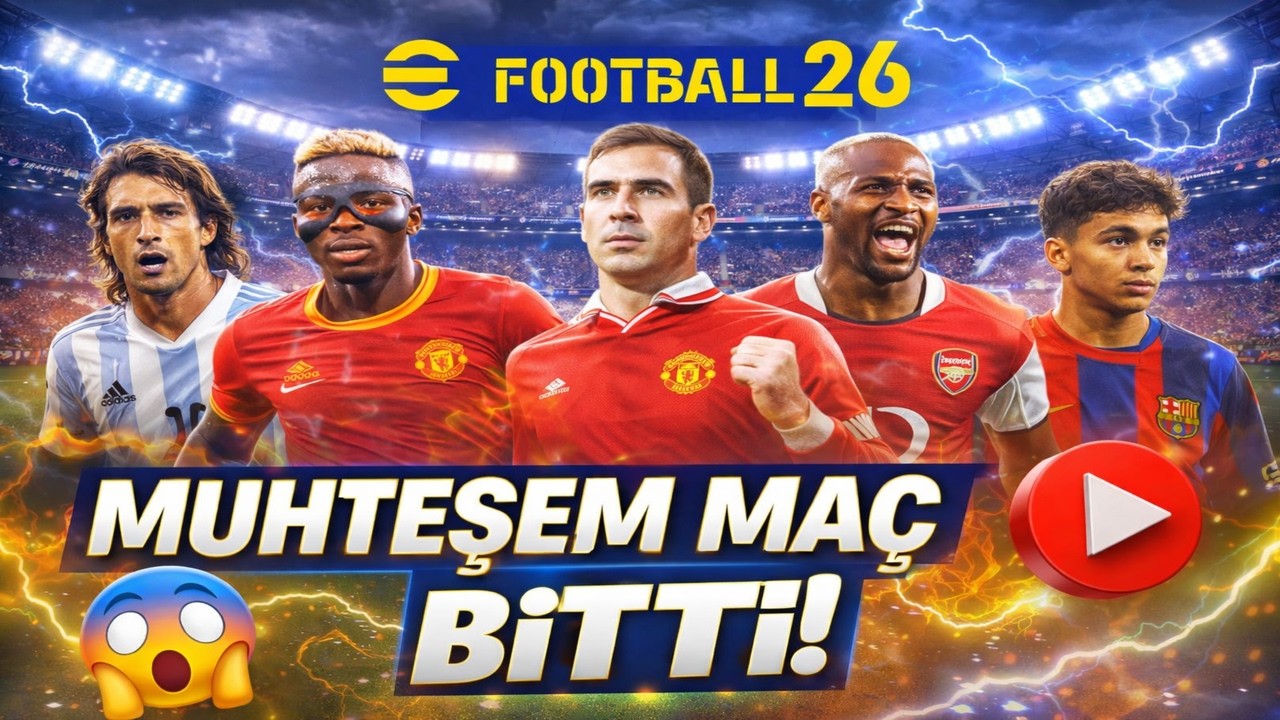 NEFES KESEN MAÇ İNANILMAZ ÇEKİŞME ! | EFOOTBAL 26 KLMAN MAÇI |