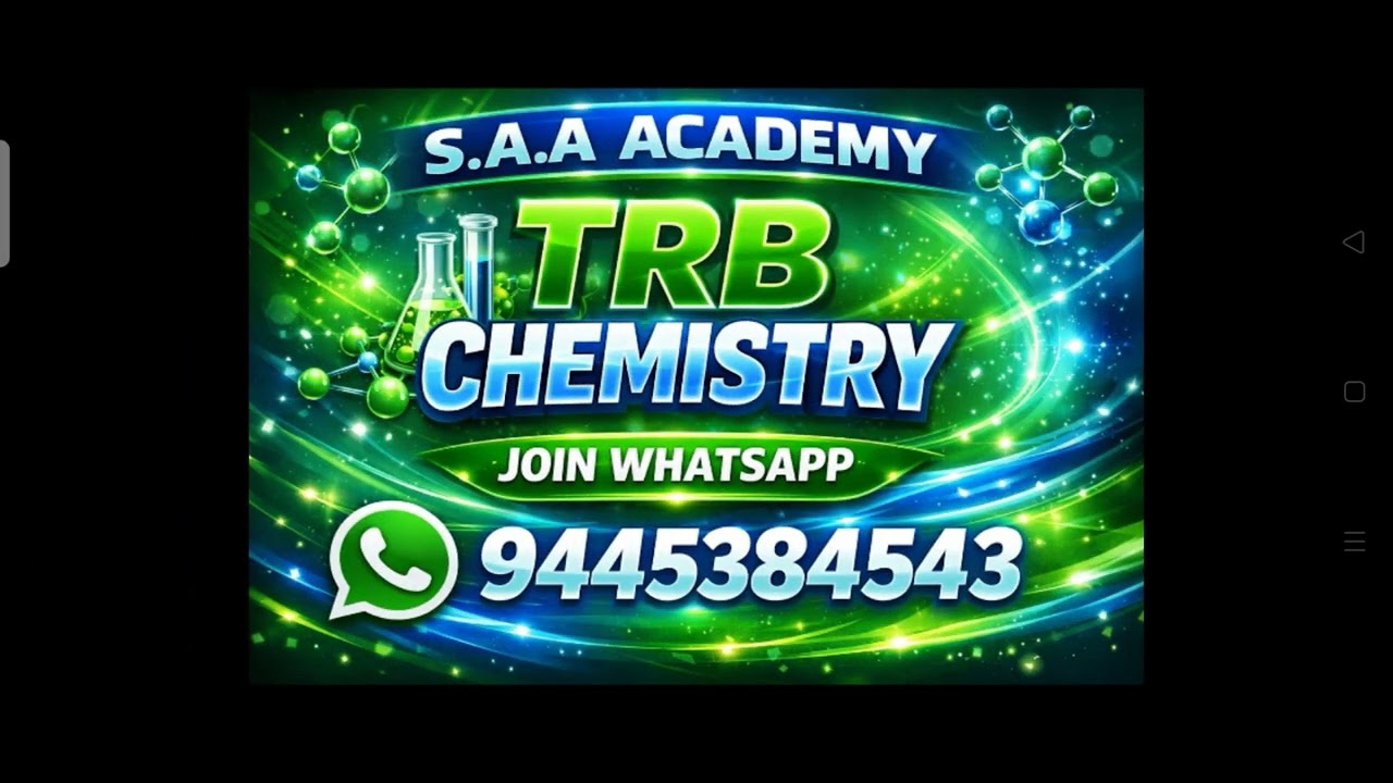 UG TRB CHEMISTRY Photoelectric EFFECT 