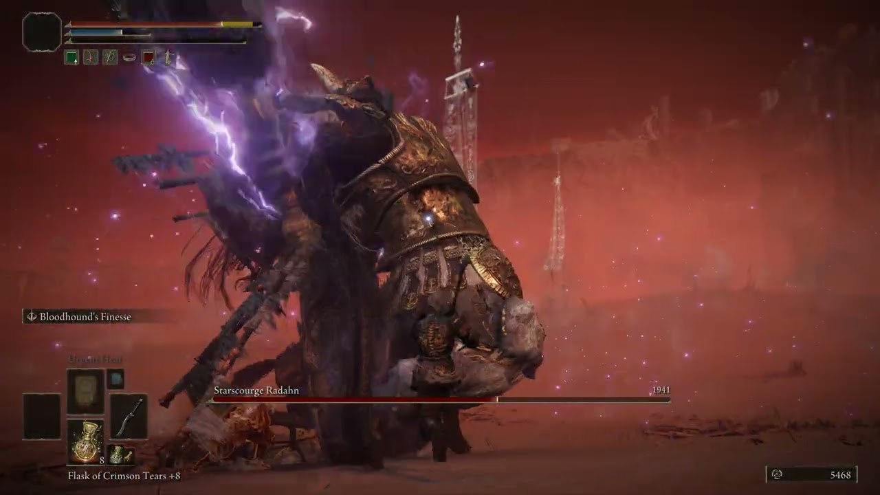 My Radahn fight (1st time player)
