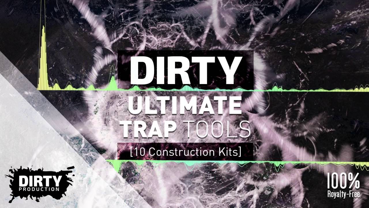 Dirty Ultimate Trap Tools [10 Construction Kits - Royalty Free Instrumentals / Beats, Samples, MIDI]