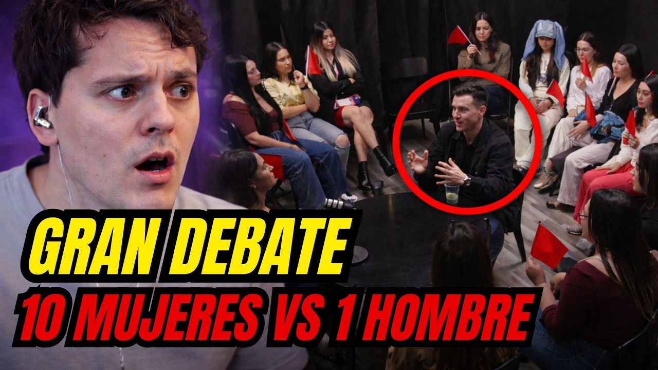 10 Feministas vs 1 Hombre: As&iacute; Comenz&oacute; el Debate