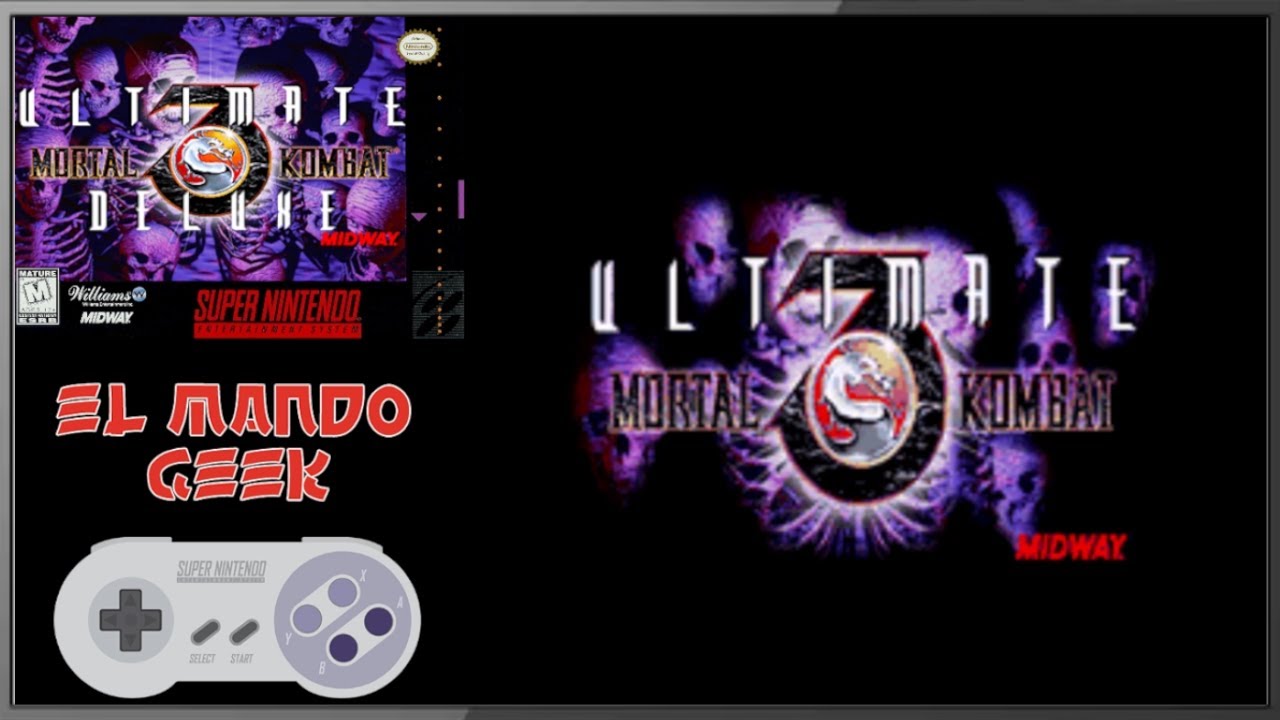 Ultimate Mortal Kombat 3 Deluxe (SNES - 1995) Full Walkthrough (Rain - Master Tower)
