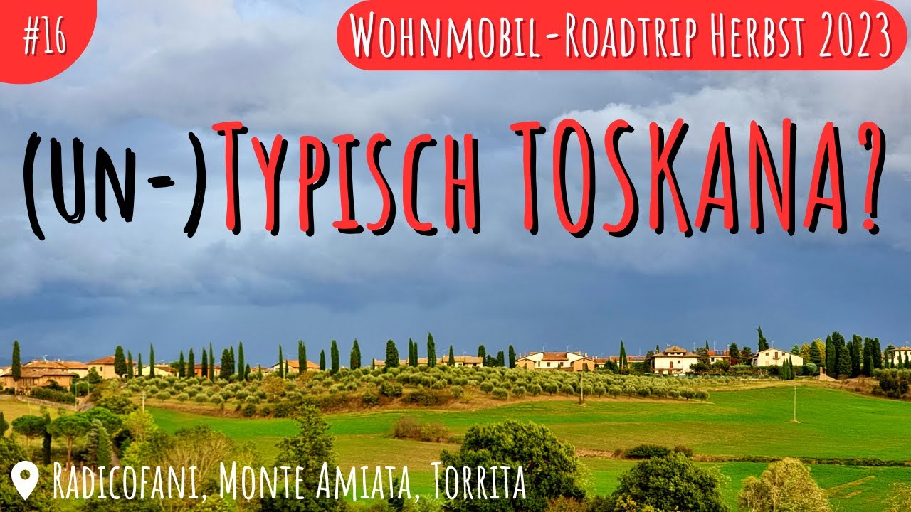Reisebericht ITALIEN: TOSKANA mit dem Wohnmobil im Herbst | Monte Amiata | 10/2023 | Herbst-Tour #16