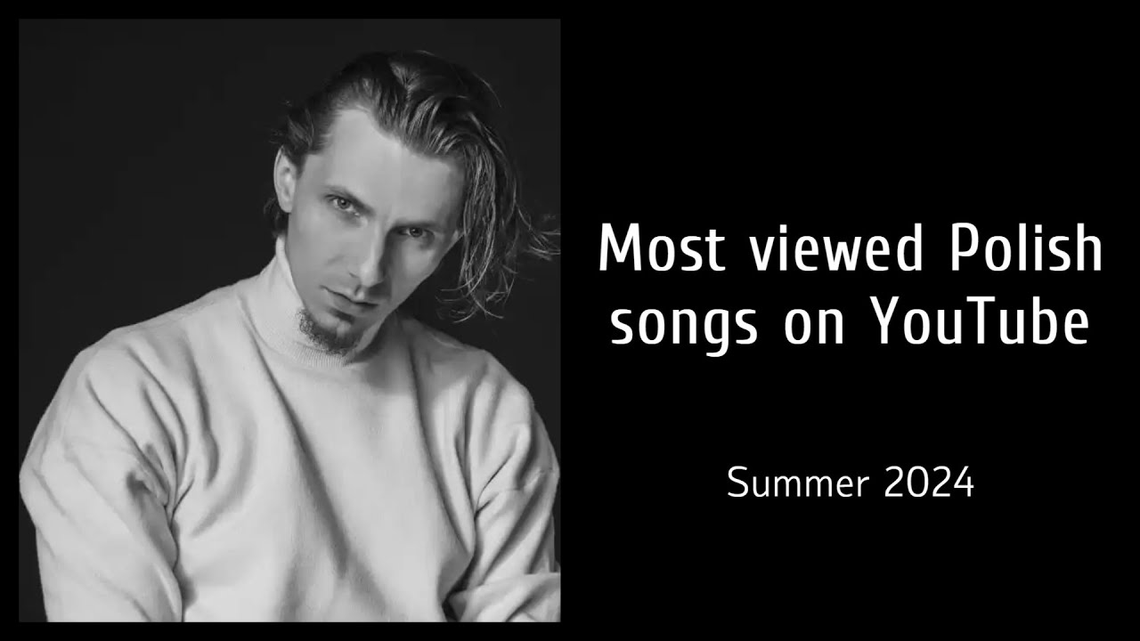 Most Viewed Polish Songs on YouTube - Summer 2024