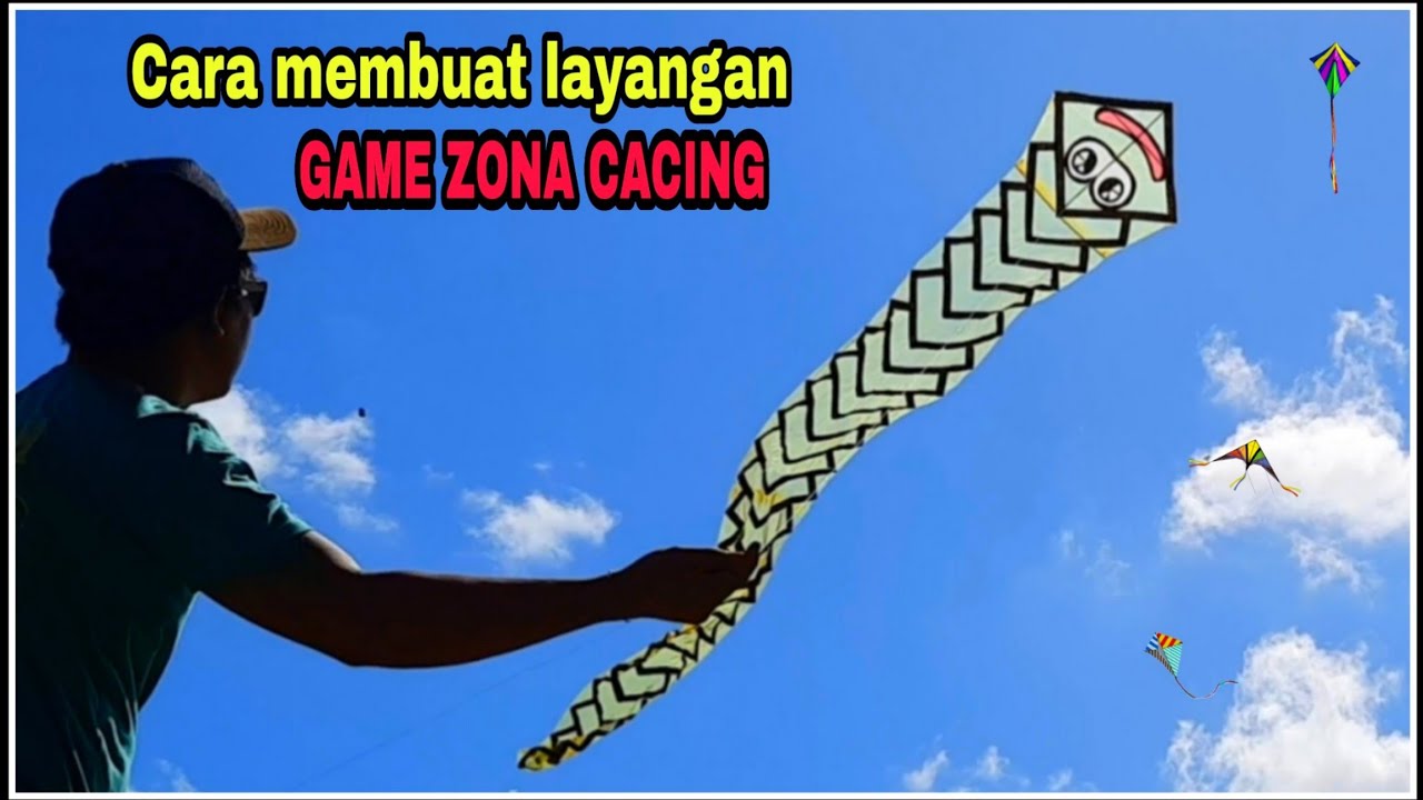 TUTORIAL membuat layangan kreasi unik mudah ZONA CACING ALASKA