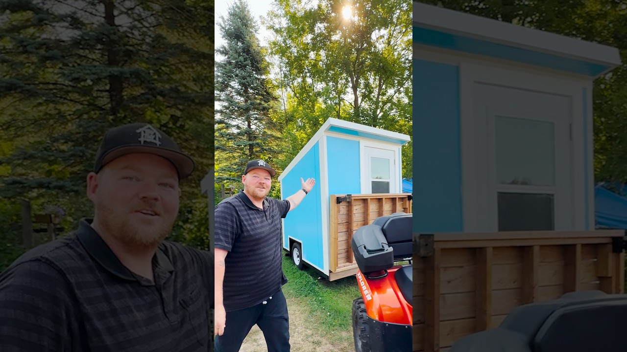 A tiny home on wheels! 😲 #toronto