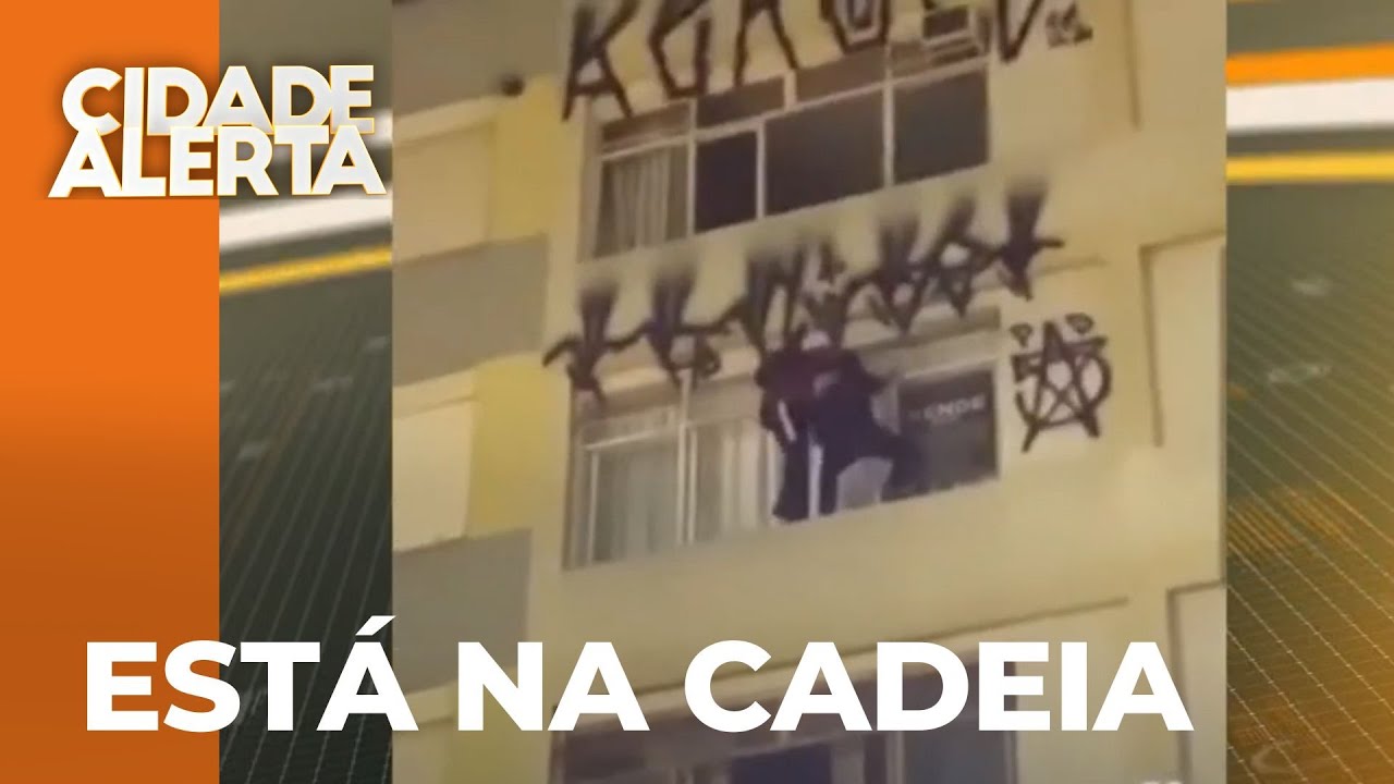 Está na cadeia um dos maiores pichadores de Curitiba