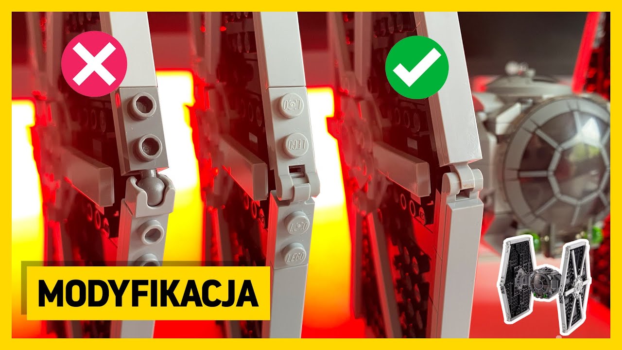 Lego Tie Fighter 2021 Mod 👉 Mała zmiana, Duży efekt 🔥 (zestaw 75300)