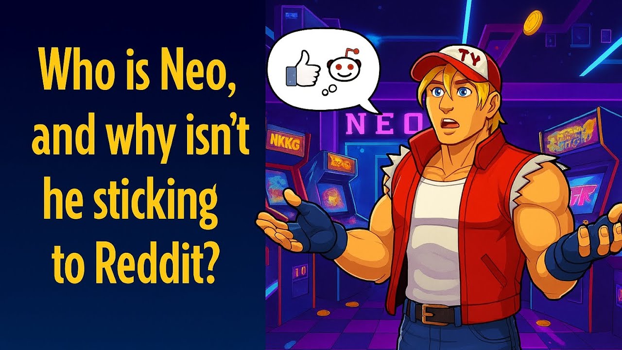 Who is Neo, and why isn't he staying on Reddit?