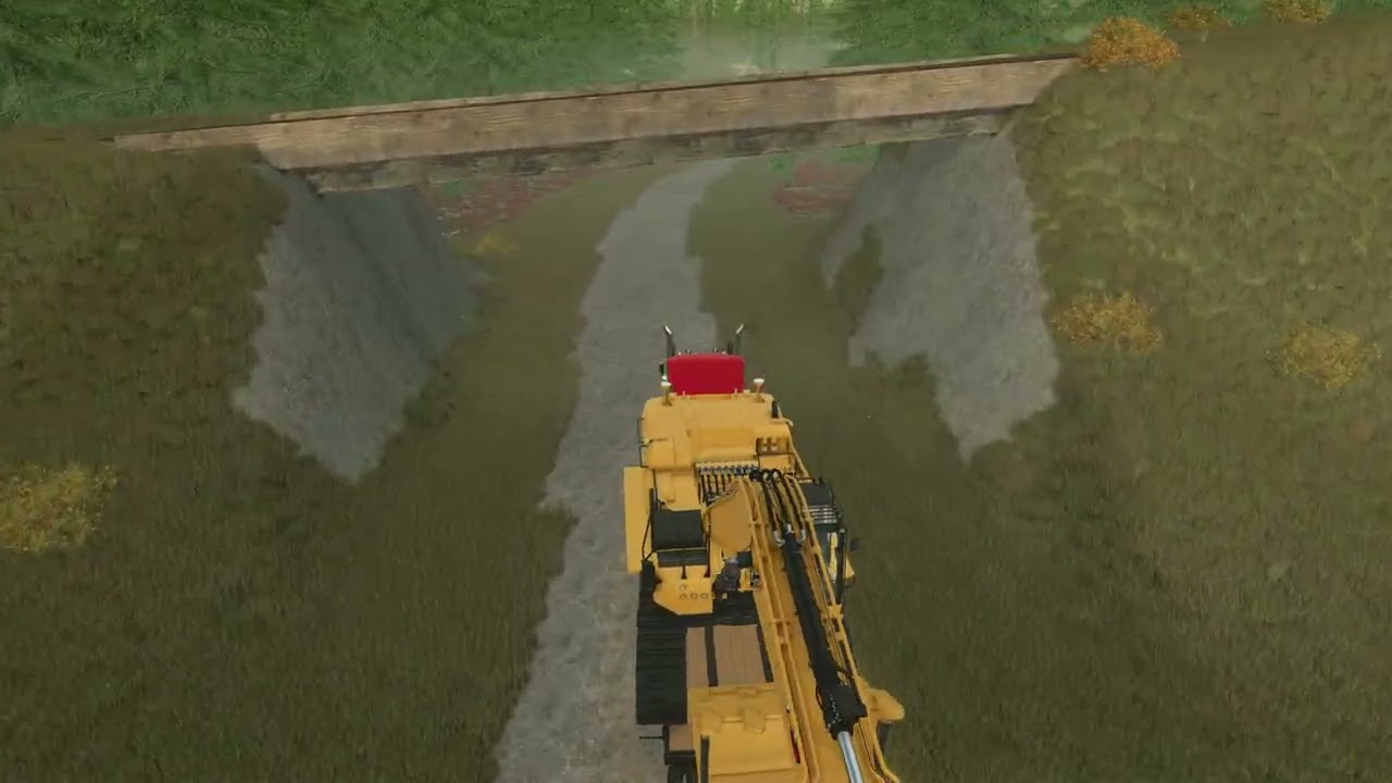 Farming Simulator 25 - Kenworth T408 SAR Transporting Cat 395  Excavator to Mine Site