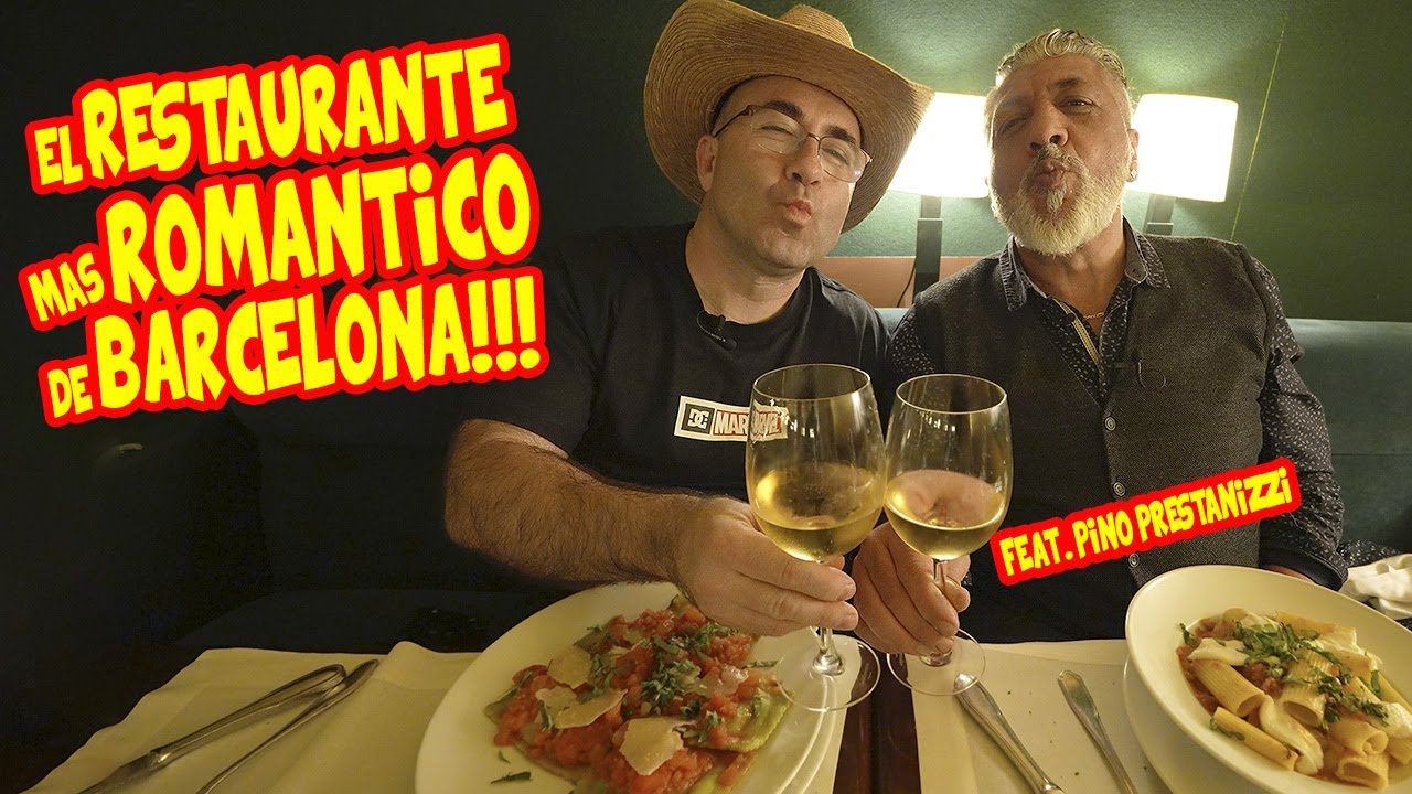 el RESTAURANTE más ROMÁNTICO de BARCELONA | con PINO PRESTANIZZI