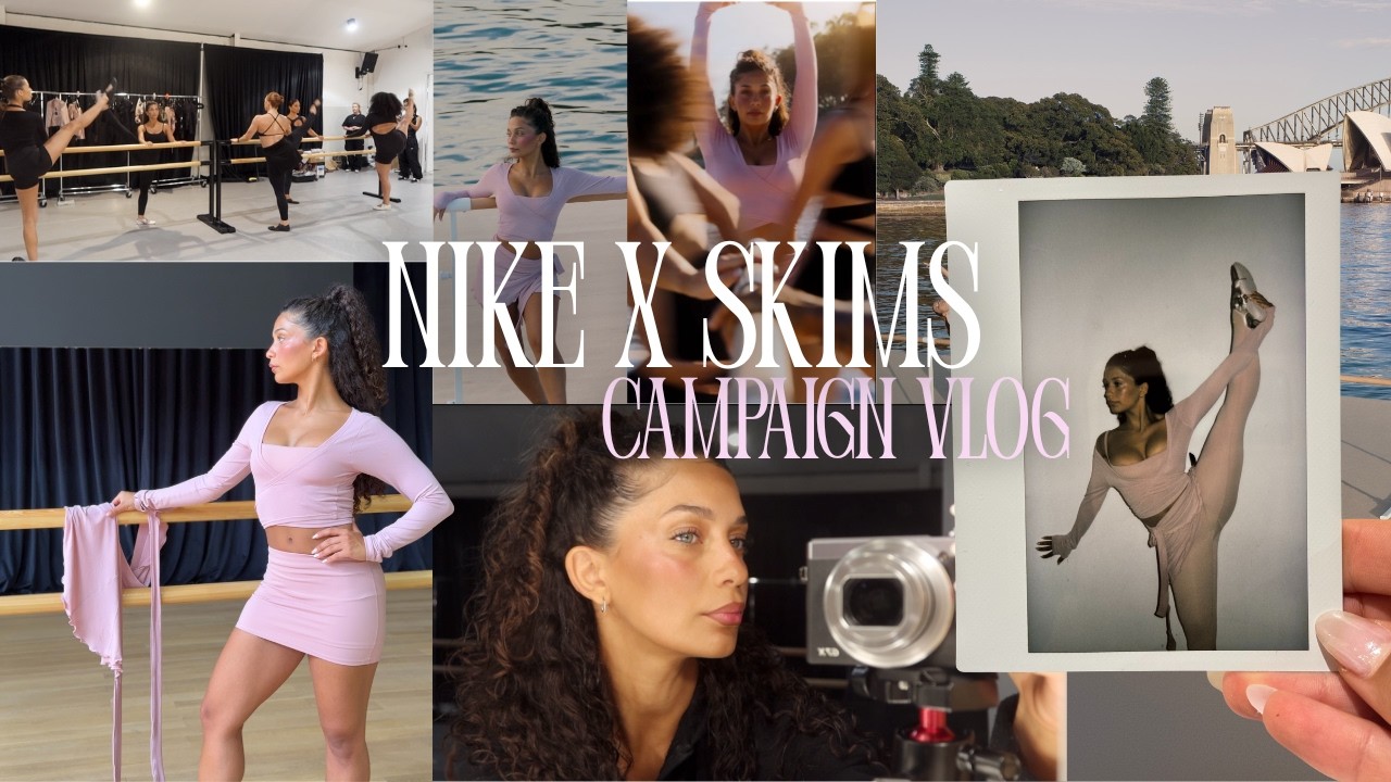 Come with me to shoot the Nike x Skims dance campaign ☆