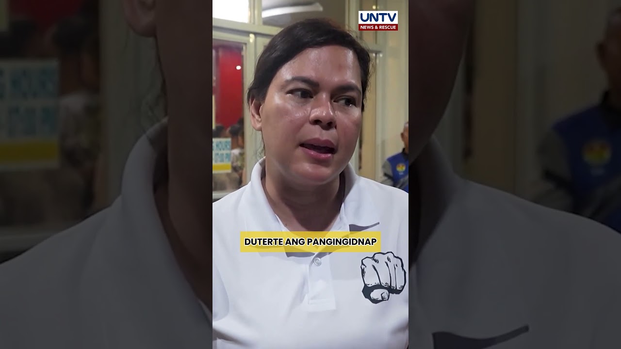 Mga nasa likod ng pag-aresto kay Ex-Pres. Rodrigo Duterte, nais sampahan ng kaso ni VP Sara