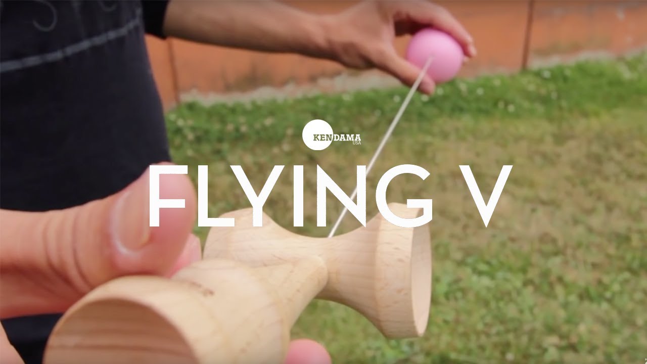 Kendama USA - Trick Tutorial - Intermediate - Flying V