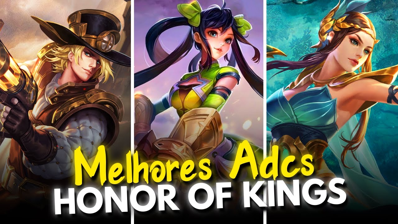 OS MELHORES HERÓIS - ADCS - PARA SUBIR DE ELO NA RANQUEADA! | HONOR OF KINGS - #INTELHOK